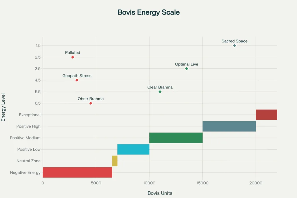Bovis Energy Scale for Vastu Assessment - Technical Measurement Standards